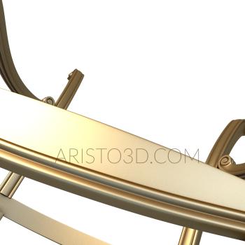 Armchairs (KRL_0119) 3D model for CNC machine